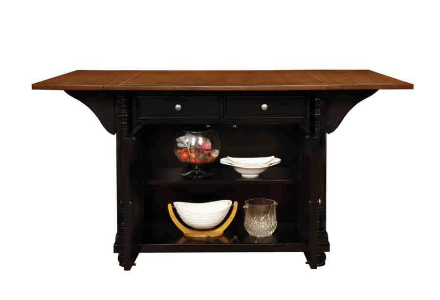 Slater Black Kitchen Island by Coaster