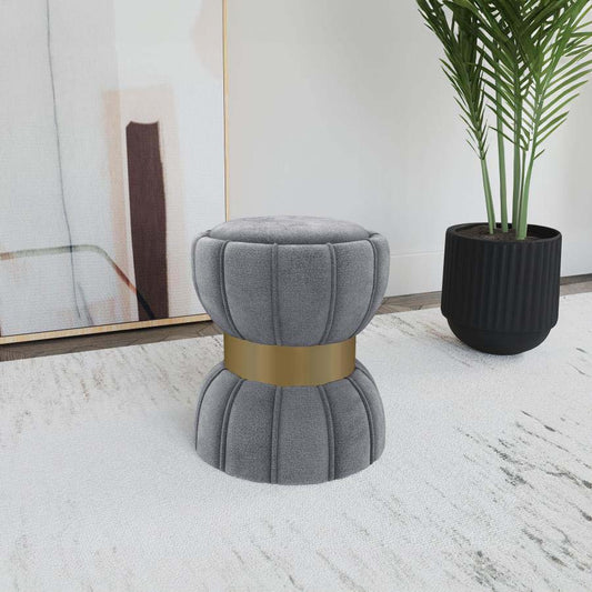 Sora Grey Ottoman by Coaster