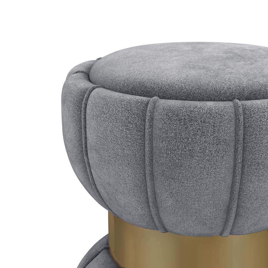 Sora Grey Ottoman by Coaster