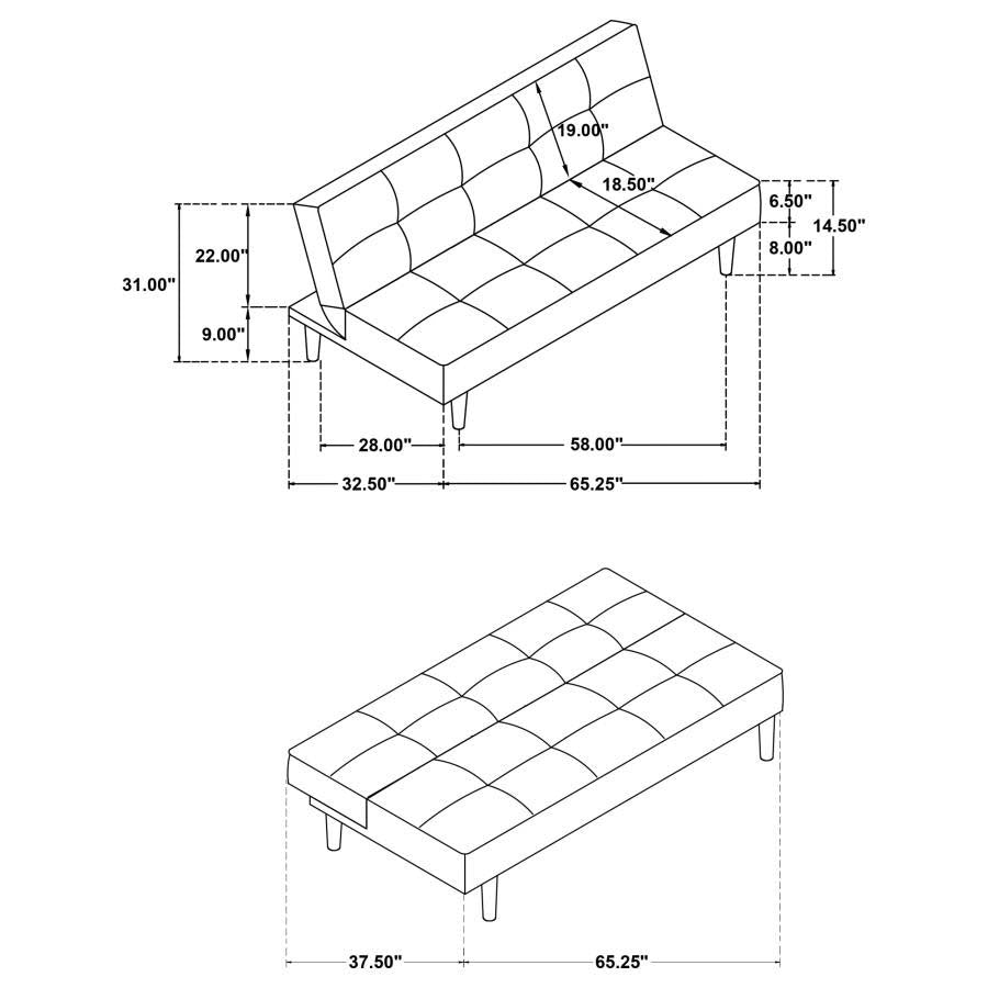 Stanford Tufted Sofa Bed by Coaster