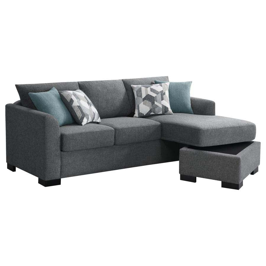 Storey Grey Sleeper Sectional by Coaster