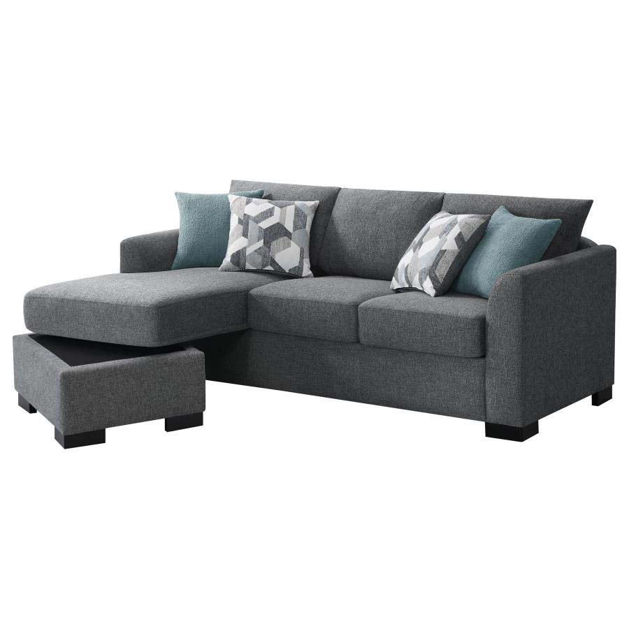 Storey Grey Sleeper Sectional by Coaster