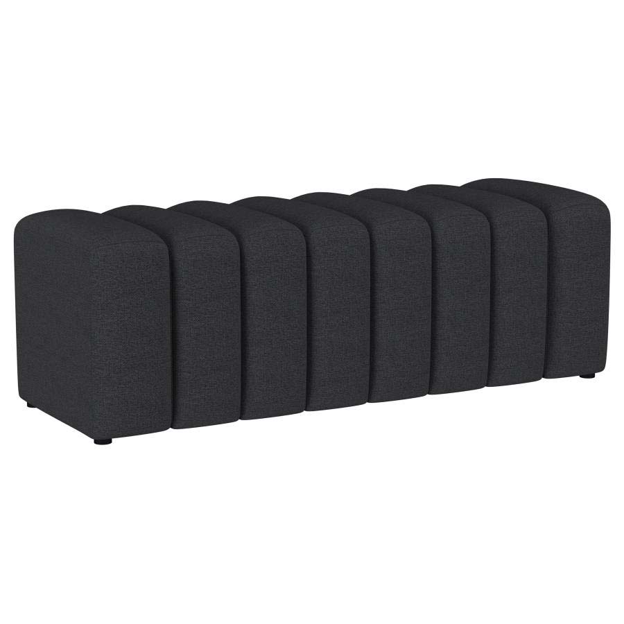 Summer Charcoal Accent Bench by Coaster