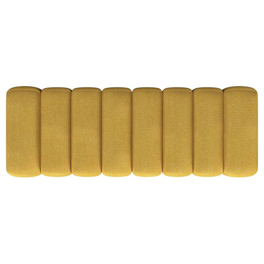 Summer Mustard Yellow Accent Bench by Coaster