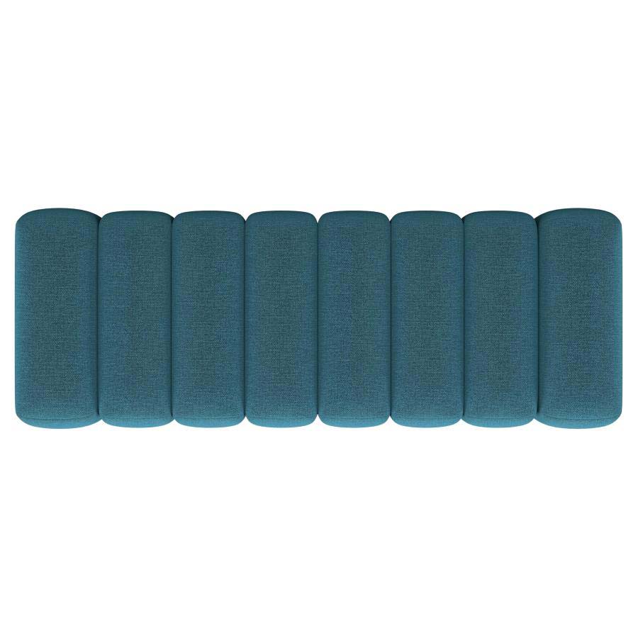 Summer Peacock Blue Accent Bench by Coaster