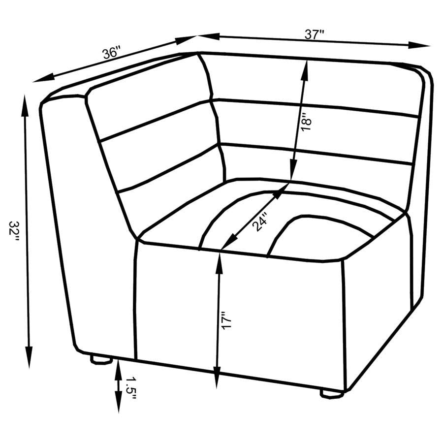 Sunny Modular Corner Chair by Coaster