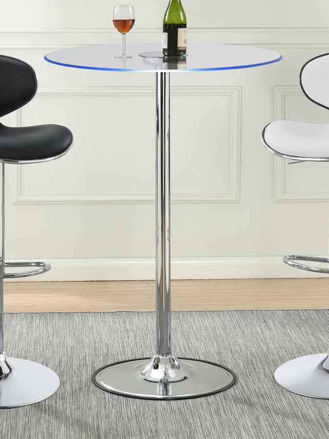 Thea Color Changing LED Bar Table by Coaster – Dallas Furniture Online
