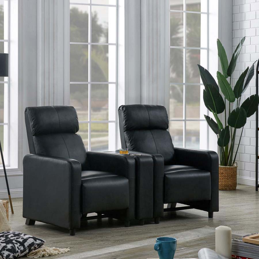 Toohey Home Theater Storage Wedge Console by Coaster