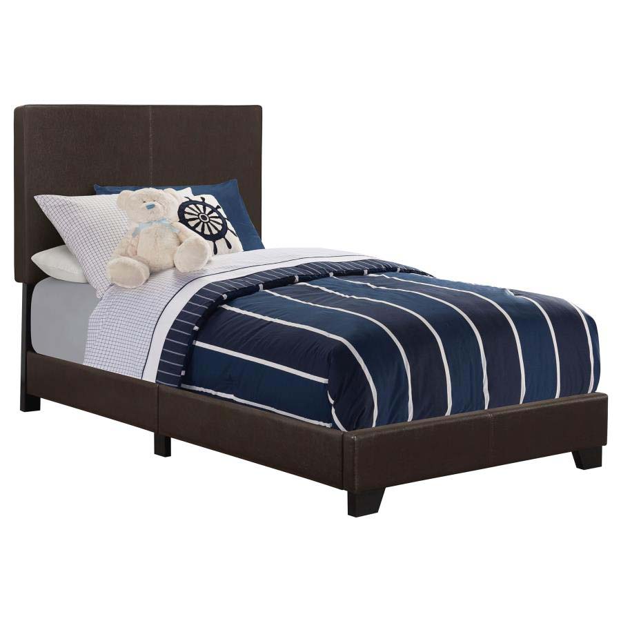 Twin Dorian Brown Bed Frame by Coaster