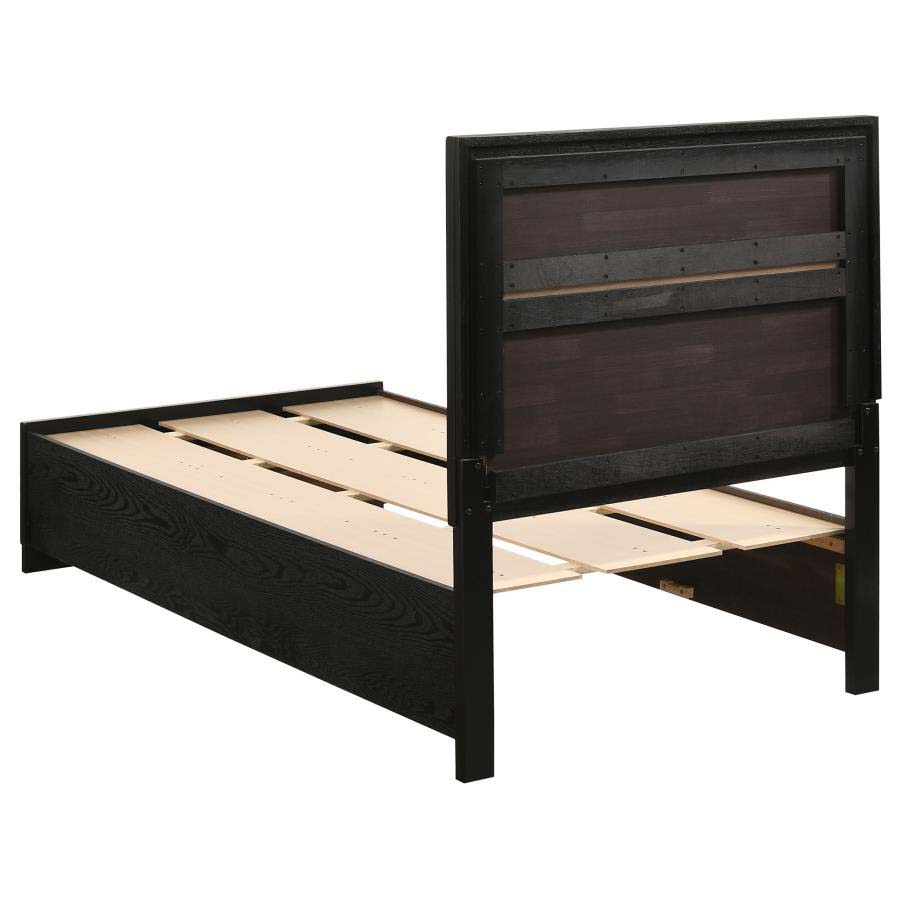Twin Miranda Black Storage Bed Frame by Coaster