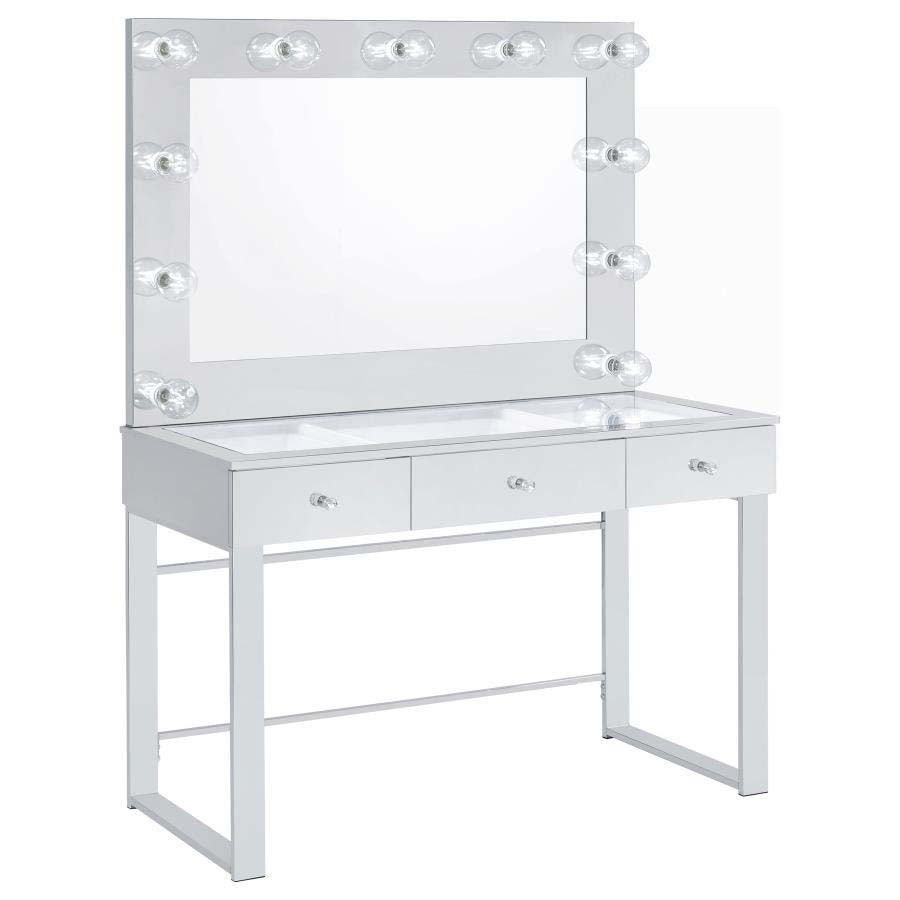 Umbridge Vanity with Lighted Mirror by Coaster