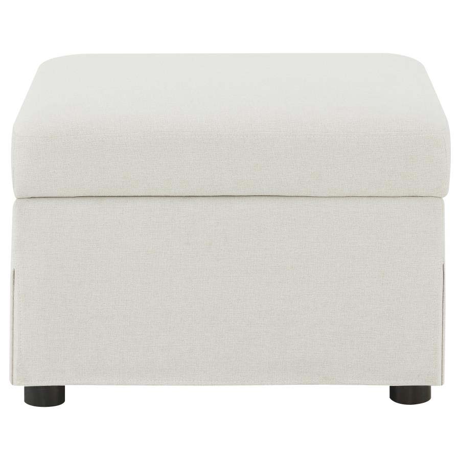 Winter Beige Storage Ottoman by Coaster