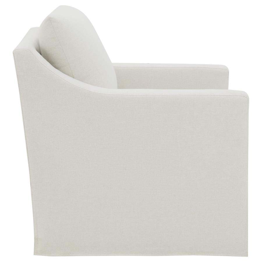 Winter Beige Swivel Accent Chair by Coaster