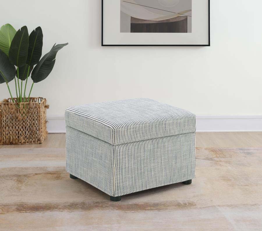 Winter Grey Storage Ottoman by Coaster