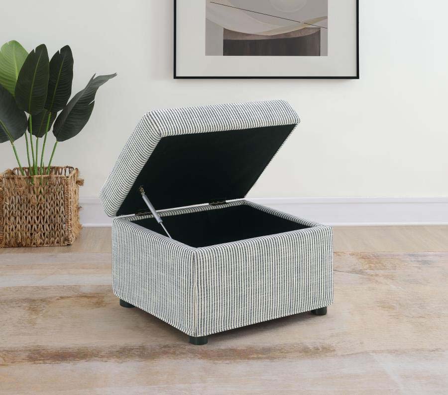 Winter Beige Storage Ottoman by Coaster