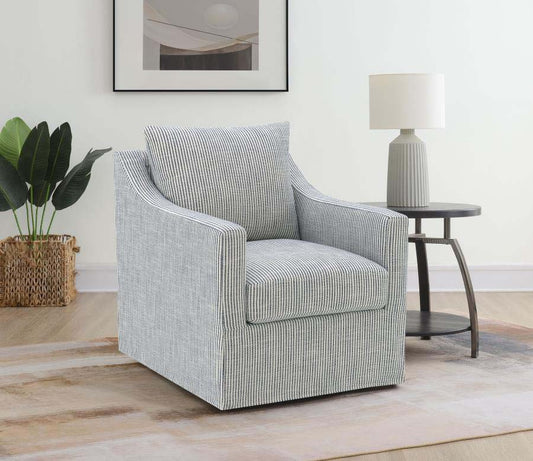 Winter Grey Swivel Accent Chair by Coaster