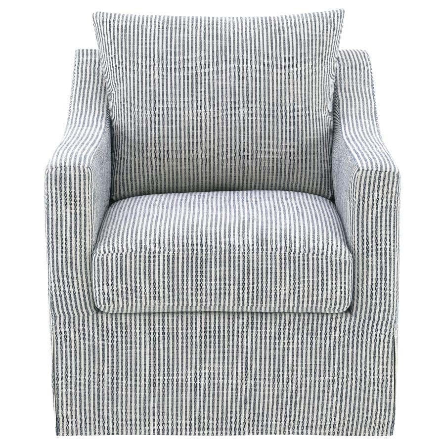 Winter Grey Swivel Accent Chair by Coaster