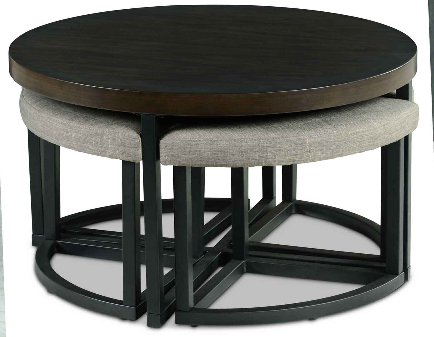 Yukon Coffee Table with Stools by Steve Silver