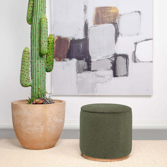 Zena Green Ottoman by Coaster