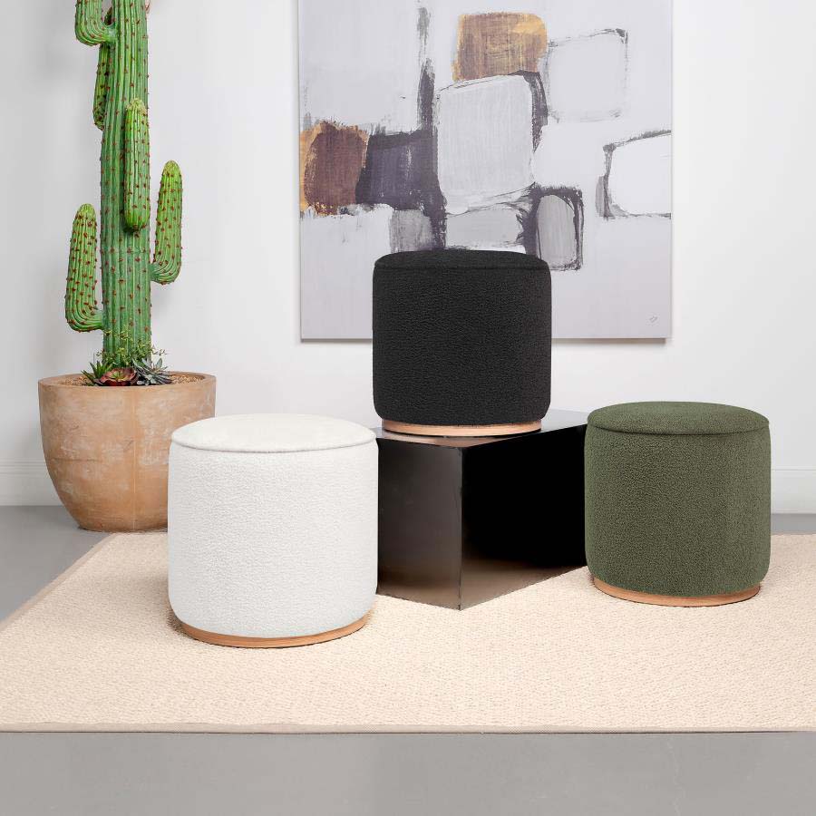 Zena Green Ottoman by Coaster