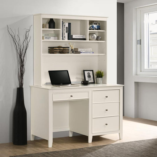 Selena Desk with Hutch by Coaster