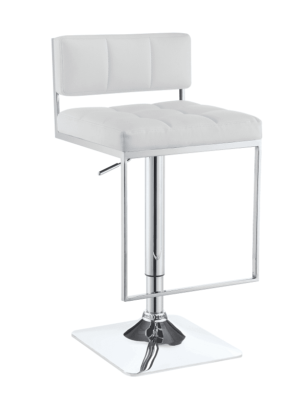 Alameda White Bar Stool by Coaster (includes 1 bar stool)