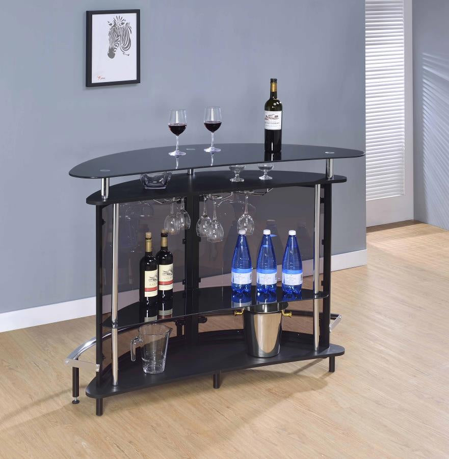 Amarillo Black Bar Unit by Coaster