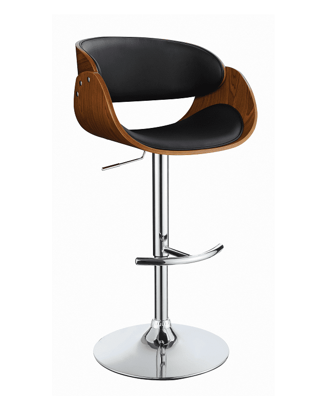 Dana Black Bar Stool by Coaster (includes 1 bar stool)