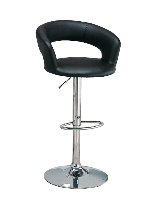 Barraza Black Bar Stool by Coaster (includes 1 bar stool)