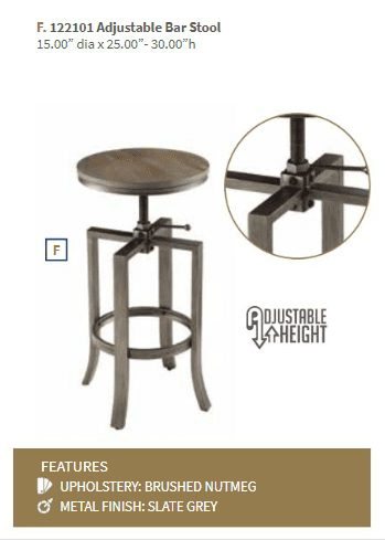 Bartlett Bar Stools by Coaster (includes 2 bar stools)