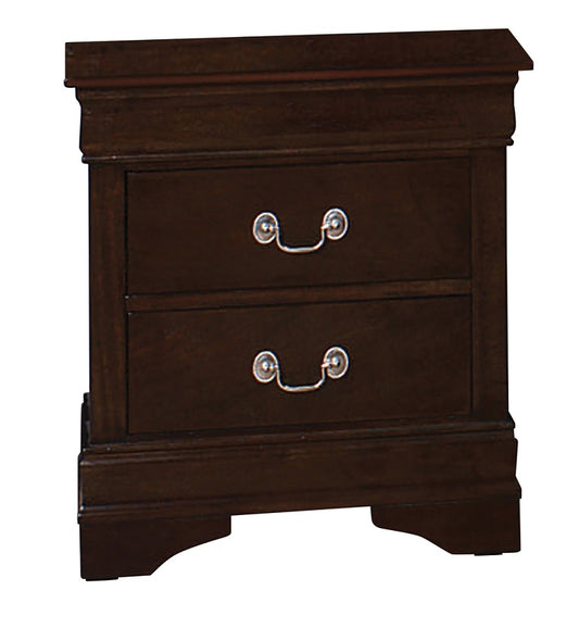 Louis Philippe Cappuccino Nightstand by Coaster