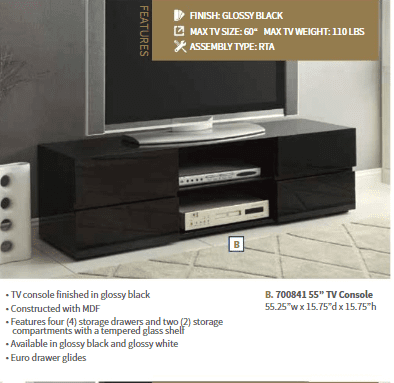 Anthony TV Console by Coaster