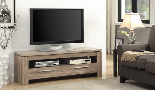 Elkton Weathered Brown TV Console (only) by Coaster