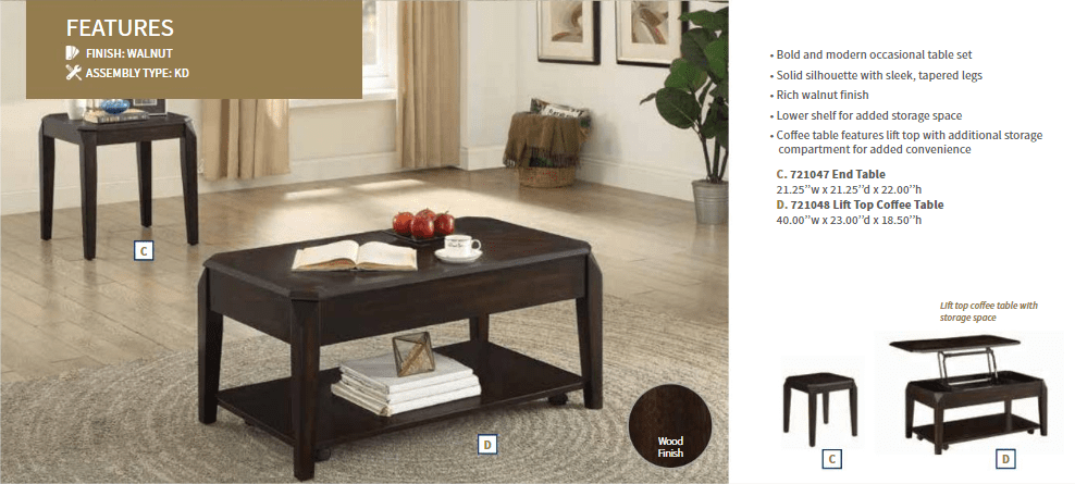 Baylor Lift Top Coffee Table by Coaster