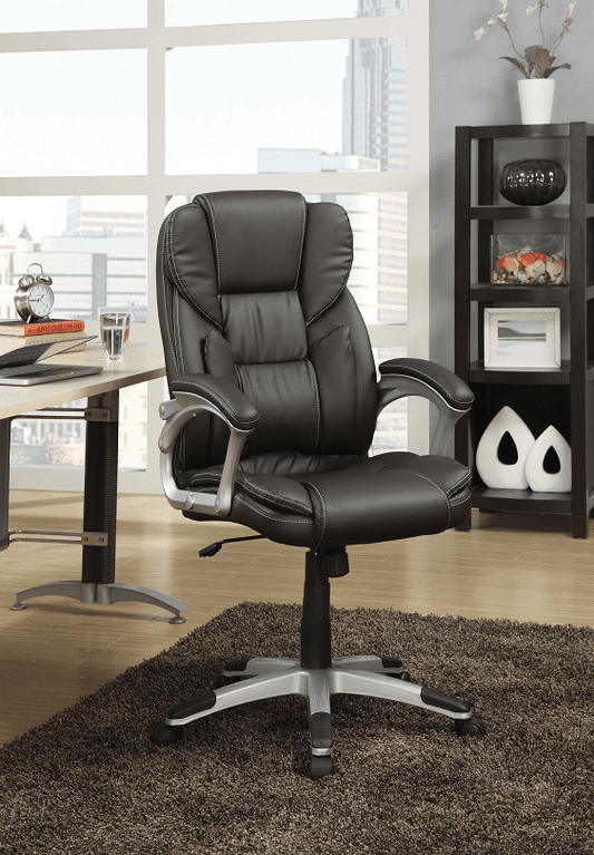 Kaffir Dark Brown Office Chair by Coaster