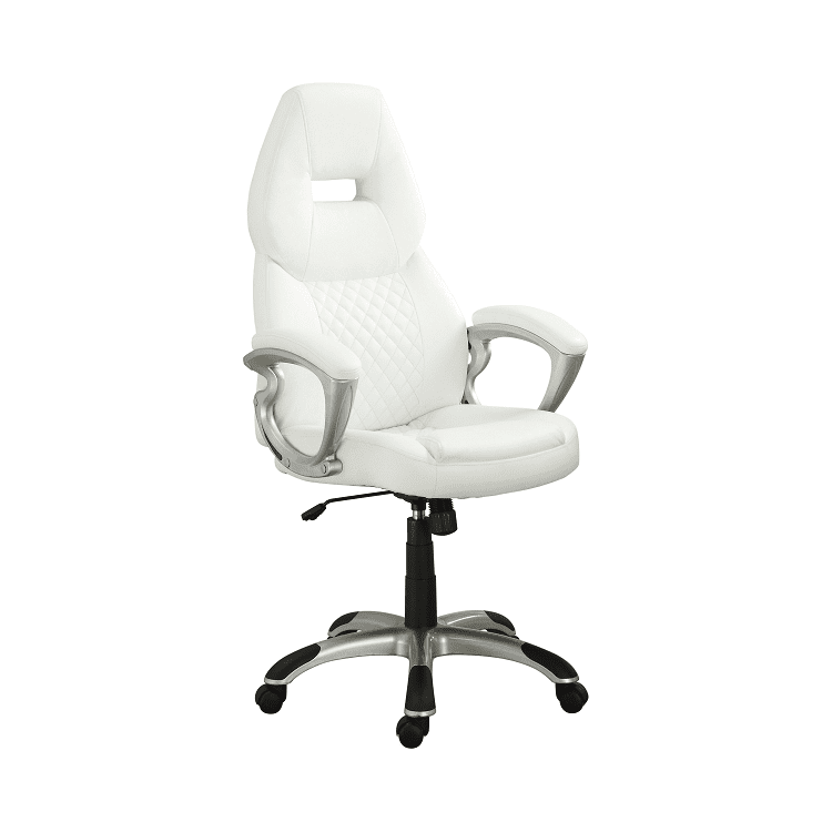 Bruce White Office Chair by Coaster