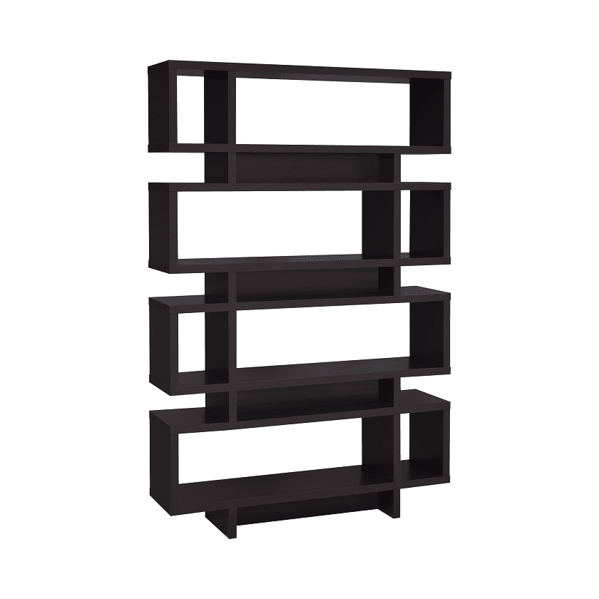 Reid Cappuccino Bookcase by Coaster