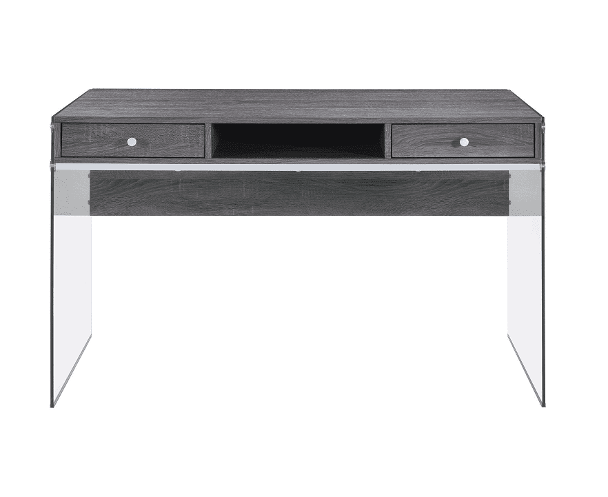 Dobrev Weathered Grey Desk by Coaster