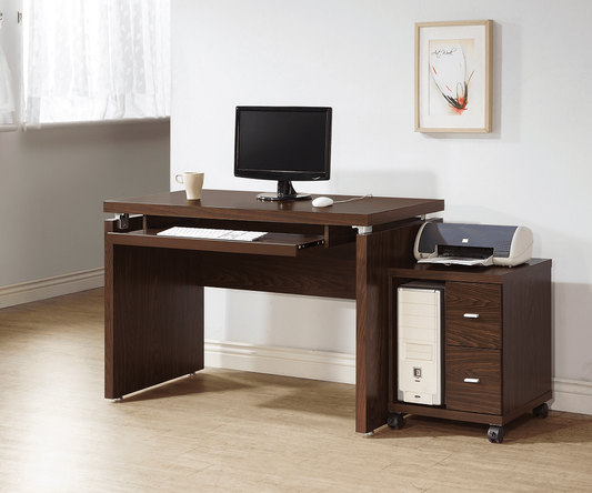Russell Brown Desk by Coaster