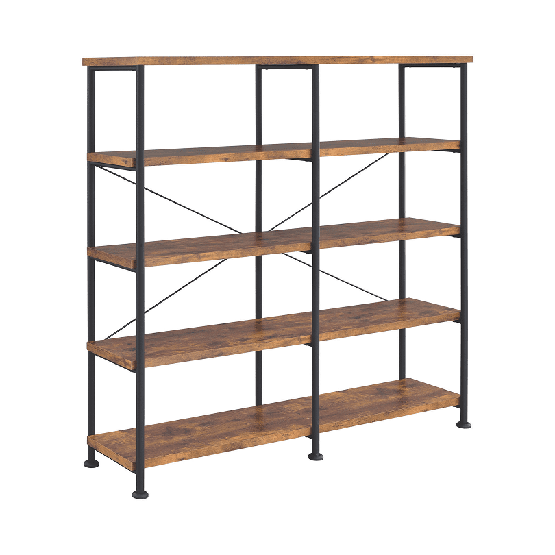 Analiese Antique Nutmeg Open Bookcase by Coaster