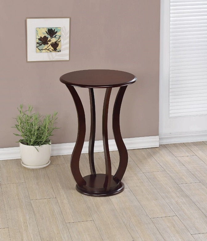 Elton Cherry Accent Table by Coaster