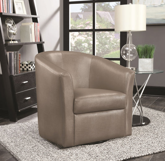 Turner Champagne Swivel Accent Chair by Coaster