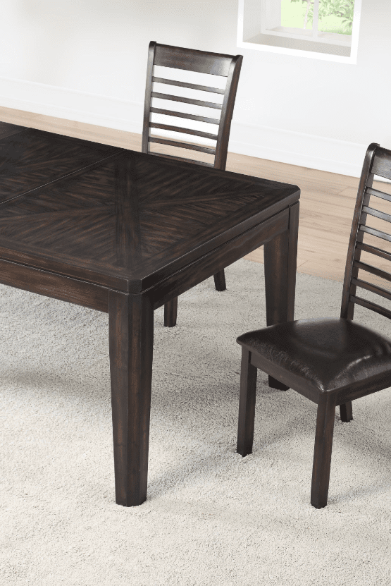 Ally Dining Set (table, 4 chairs and 1 bench) by Steve Silver