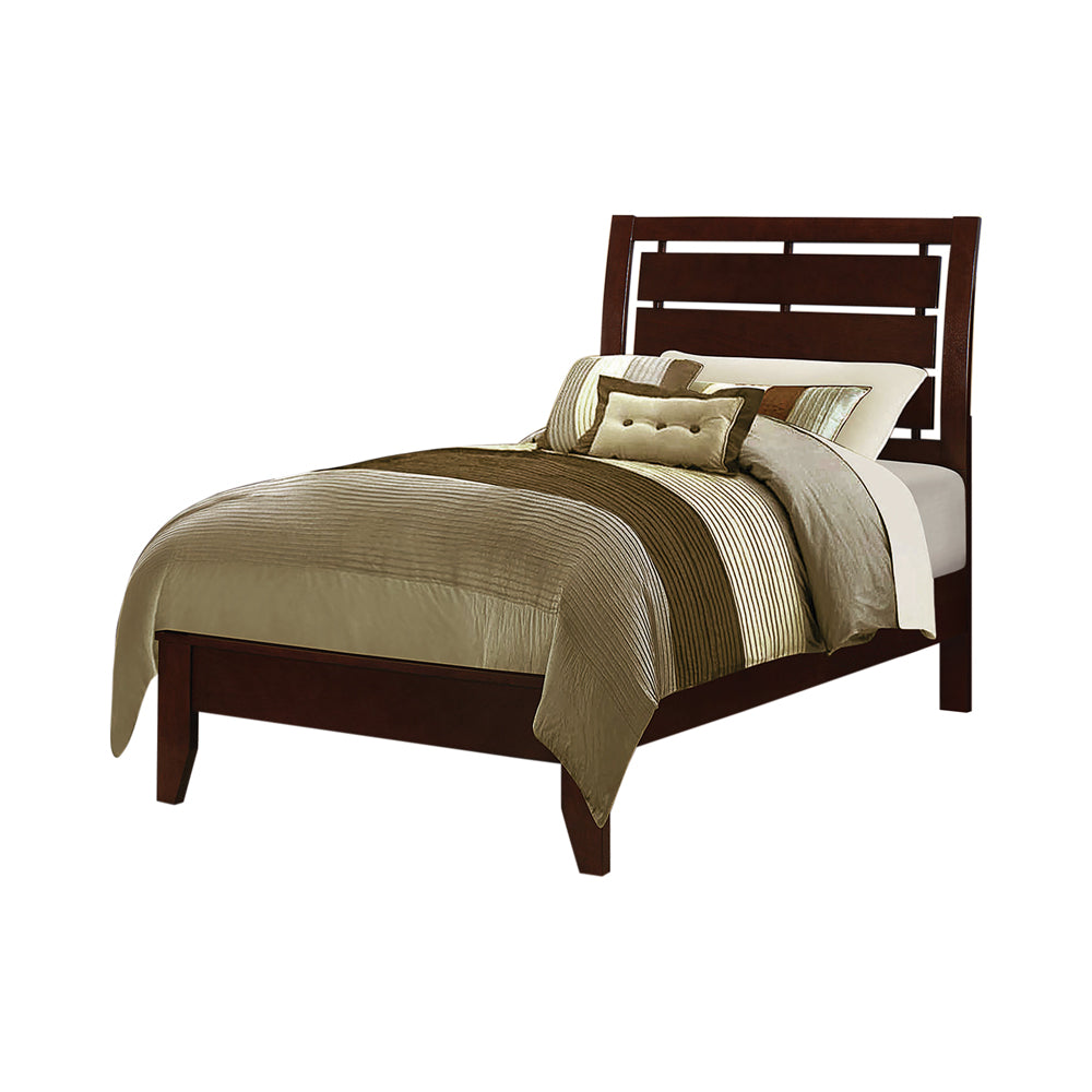 Twin Serenity Rich Merlot Bed Frame by Coaster