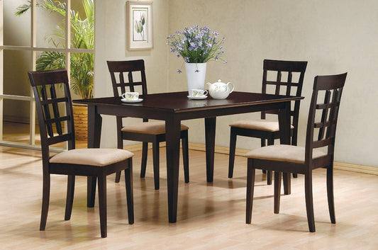 Gabriel Dining Set (table and 4 chairs) by Coaster