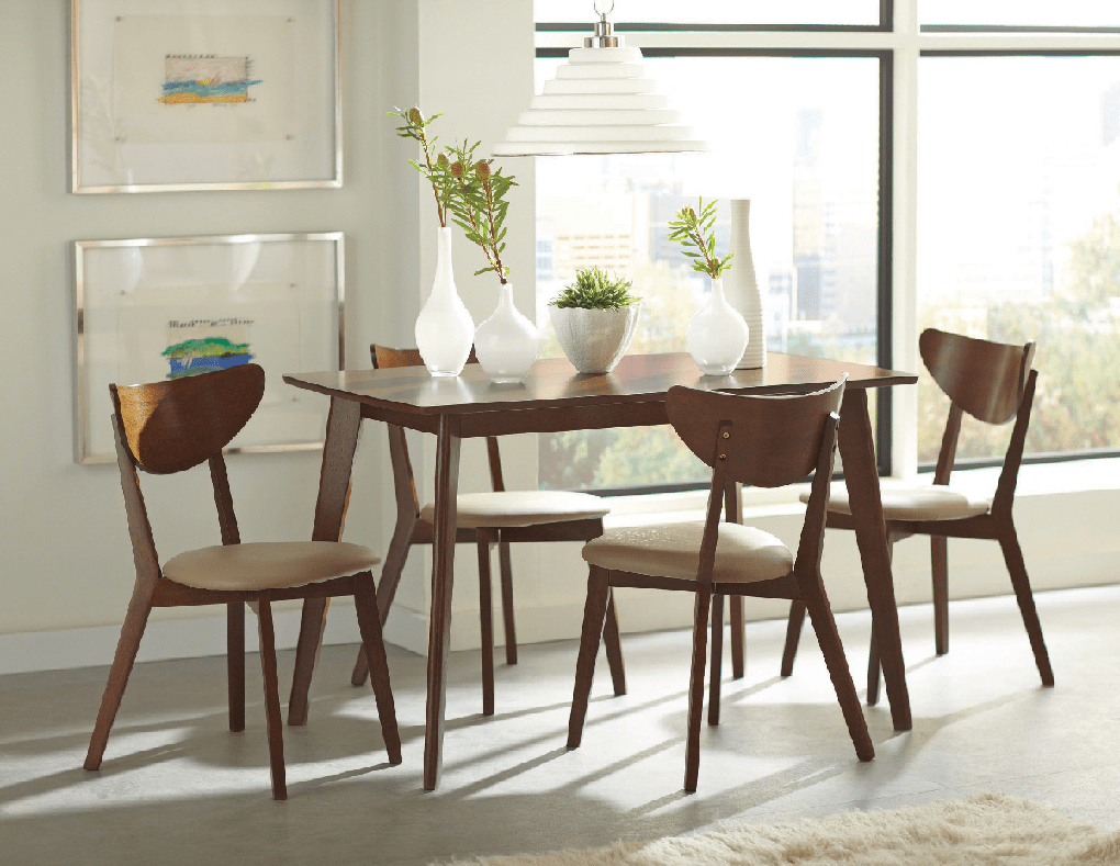 Kersey Dining Set (table and chairs) by Coaster – Dallas