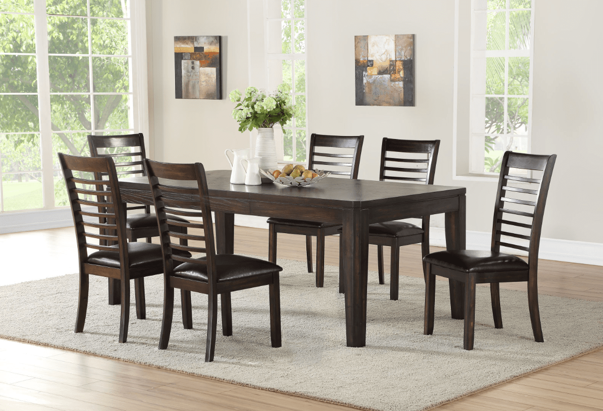 Ally Dining Set (table and 6 chairs) by Steve Silver