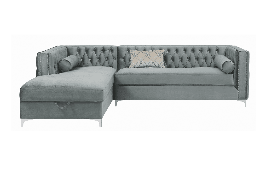 Bellaire Silver Sectional by Coaster