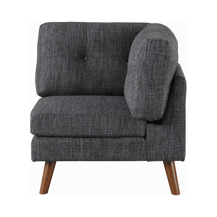 Churchill Dark Grey Modular Corner Chair by Coaster