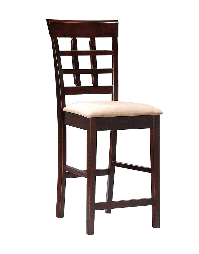 Gabriel Lattice Back Counter Chairs (includes 2 chairs) by Coaster